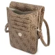Guess Smartphone Bag 4G Triangle GUWBP4TMBR, Brown