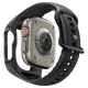 Spigen Liquid Air Pro Case Strap + 9H Tempered Glass for Apple Watch Ultra 49mm, Black