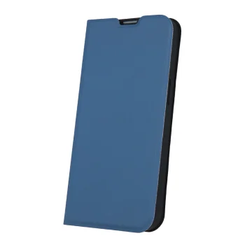 Samsung Galaxy A35 ( SM-A356E/DS ) ) Smart Soft Book Case Cover, Navy
