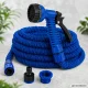 Expandable Garden Hose with Spray Gun 5-15m, Blue