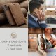 Samsung Galaxy A55 ( SM-A556B/DS ) CASEME Wallet Magnetic Leather Case Cover, Brown