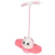 Kids Pogo Jumper Balance Bouncing Toy up to 75 kg with Pump, Pink and White