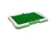 Dog Toilet Tray with Artificial Grass, Portable Pet Litter Tray for Indoor/Outdoor, Fake Pee Grass for Puppies