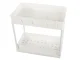 Pull-out Spice and Accessory Organizer, White