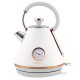 Berdsen BD-701 Electric Kettle with Thermometer, 1.7 L, White
