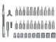Tool Set with Torx Bits and Socket Wrenches 5-14mm, 38 Pieces