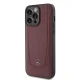 Mercedes iPhone 15 Pro Case Leather Urban Bengale, Red