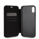 BMW Logo Imprint Folio Case for iPhone Xr - Beige