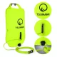4Fizjo TSUNAMI Inflatable Swim Buoy with Dry Bag, 36L, Yellow
