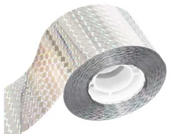Reflective Bird Repellent Tape 50mm x 80m, Silver