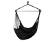 Brazilian Hanging Hammock Chair with 2 Cushions, Black