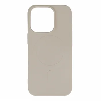 Liquid Silicone Case MagSafe for iPhone 16 Pro Max, Beige