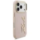 Karl Lagerfeld Karl Script Logo Case for iPhone 17 Pro, Pink