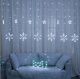 Fairy Christmas Lights Icicles Stars Snowflakes 120 LED, 4m, Cool White