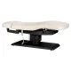 Electric SPA Bed Sillon Relax Massage Table, cream with black base
