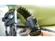 5-in-1 Survival Bracelet with Compass, Flint and Whistle, Green
