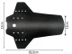 Bicycle Mudguard Set Front and Rear 24-28\", 2 pcs, Black