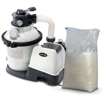 Sand Filter Pump Intex 26644, 5700 L/h + 25 kg Sand
