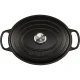 Le Creuset Signature Oval Cast Iron Casserole 29 cm 4.7 l Satin Black