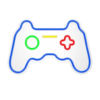Forever Light PLEXI LED Neon Gamepad, Multicolor