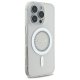 Чехол Guess IML Rhinestones MagSafe для iPhone 16 Pro Max Белый