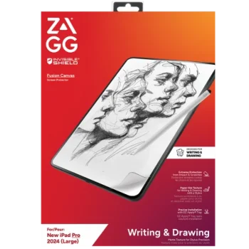 ZAGG InvisibleShield Fusion Canvas Antibacterial Protective Film Imitating Paper for iPad Pro 13" 2024