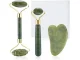 Set of Jade Rollers for Face and Neck Anti Ageing Massager and Gua Sha
