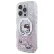 Hello Kitty iPhone 16 Pro Max Case Liquid Glitter Sweet Kitty Bows MagSafe, White