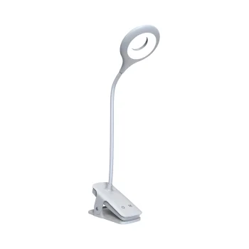 Wozinsky WLBK-01 Wireless LED Reading Lamp with Clip, 1800 mAh, White