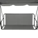 Garden Swing Seat Replacement Fabric 140x100 cm MultiGarden, Grey