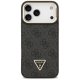 Guess 4G PU Triangle Logo & Stand Camera MagSafe maciņš iPhone 17 Pro Max — melns | Camera Cover