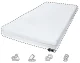 Bakalu 4D Breathable Baby Mattress 120x60 cm, White