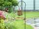 Solar Garden Lantern - Watering Can with LED Garland and Twilight Sensor, Copper