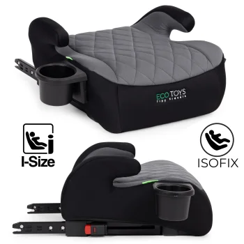 Ecotoys ISOFIX Child Car Booster Seat (125-150 cm, i-Size)