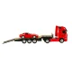 Rastar 74920 RC Truck and Car Set Mercedes-Benz Actros 1:26, Red