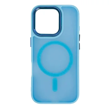 Magnetic Collection Case for iPhone 16 Pro Max with MagSafe, Light Blue
