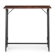 Modernhome Folding Computer Desk 80x45 cm, Walnut
