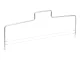 Wire Cake Slicer for Sponge Cakes, 2 Steel Wires, Silver