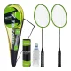 Trizand Badminton Set in Cover, 9 Pieces