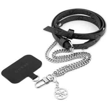 Guess 4G Chain CBDY Universal Phone Strap - Black