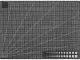 Double-sided self-healing cutting mat for modeling A2, 45x60 cm, black