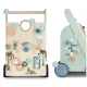 Nukido NK-857 Wooden Push Walker with Activity Center