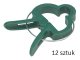 Plant support clips, 12 pcs, green