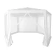 Multigarden Garden Pavilion with Mosquito Net, 2x2x2 m, White