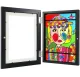 Black Wooden Photo and Art Frame (A4)