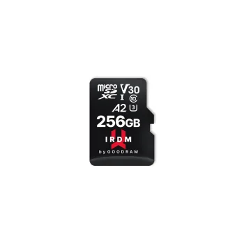 GoodRam IRDM 128GB microSD UHS-I U3 A2 V30 Memory Card with Adapter