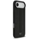 Mercedes Leather Laurel Leaves Stripes MagSafe Case for iPhone 17 Air, Black