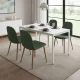 Modernhome NORD-MRW-W Table 120x60 cm, White Marble