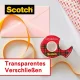 Scotch Crystal Adhesive Tape with Hand Dispenser 19 mm x 7.5 m, Transparent