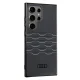 Audi IML Geometric Pattern Case for Samsung Galaxy S24 Ultra S928, Black